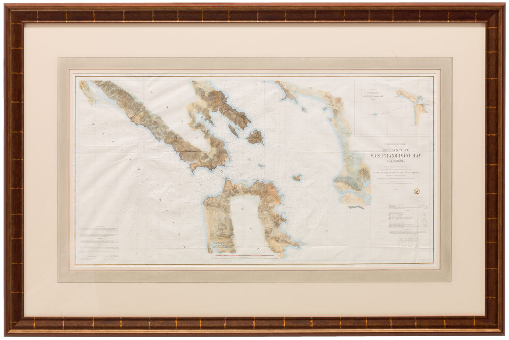 Preliminary Chart of Entrance to San Francisco Bay California