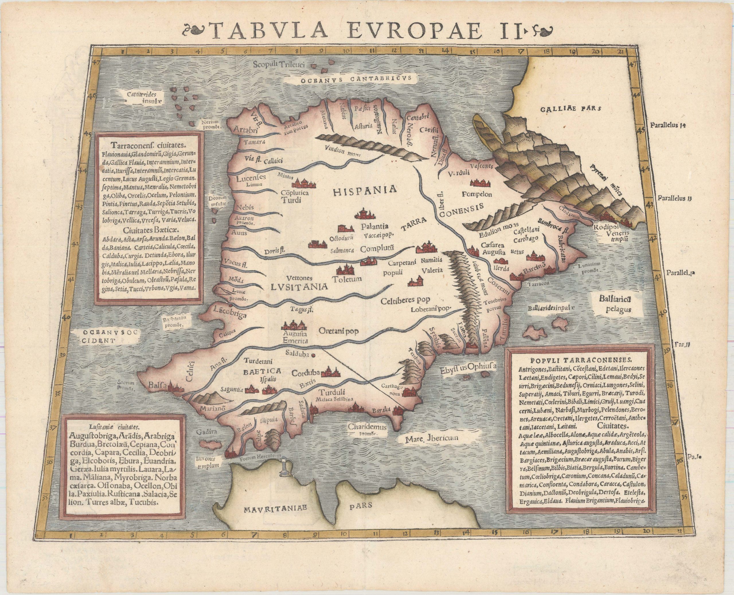 Tabula Europae II [Iberia]