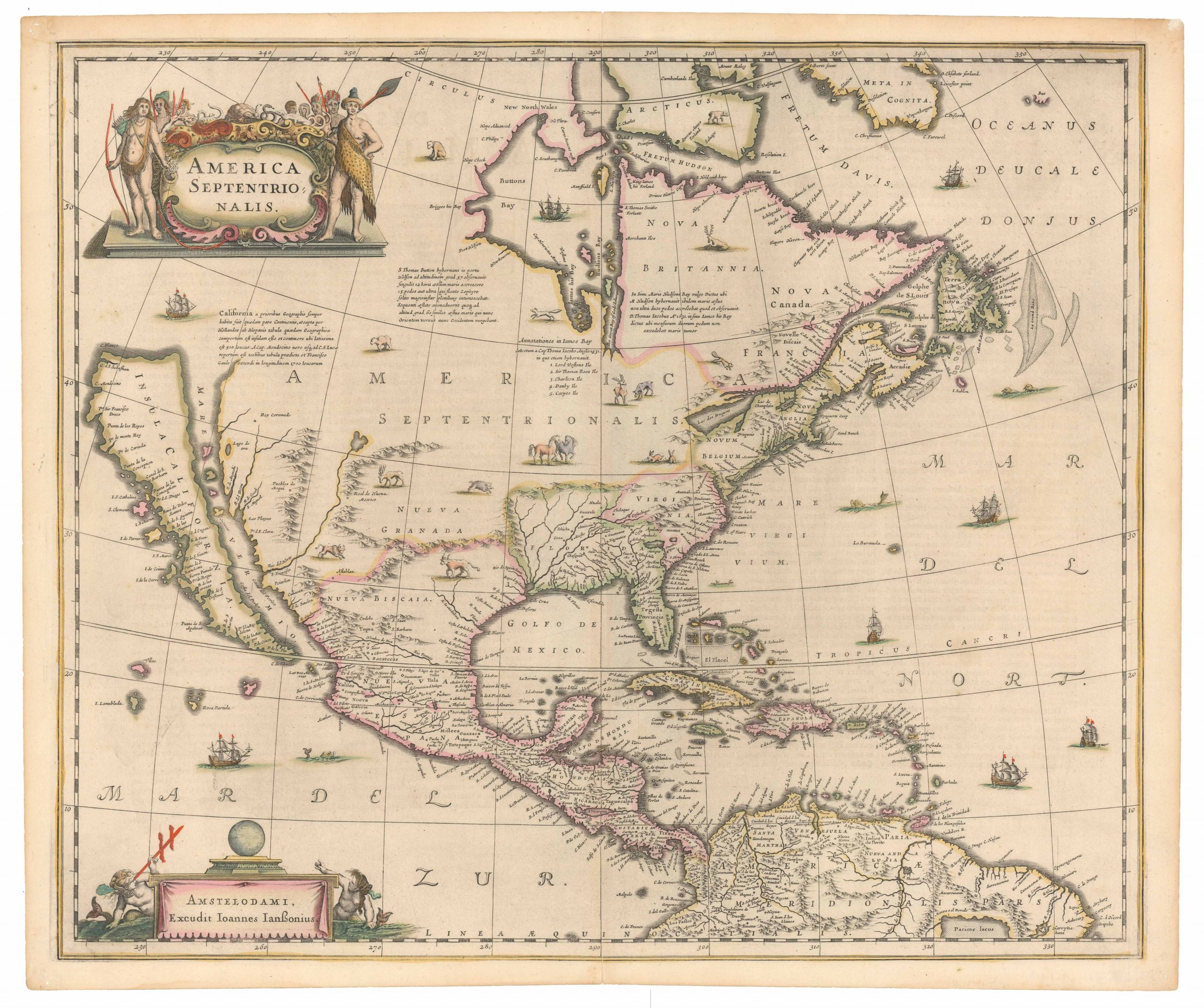 America Septentrionalis [Second State, Original Color]