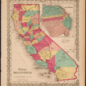 Colton’s California. Published by Johnson and Browning