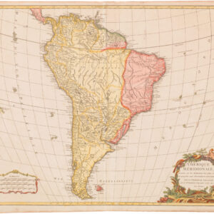 Amerique Meridionale, dressée, sur les Mémoires les plus récents et assujétie aux observations astronomique