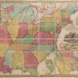 Mitchell’s Reference and Distance Map of the United States, by J. H. Young