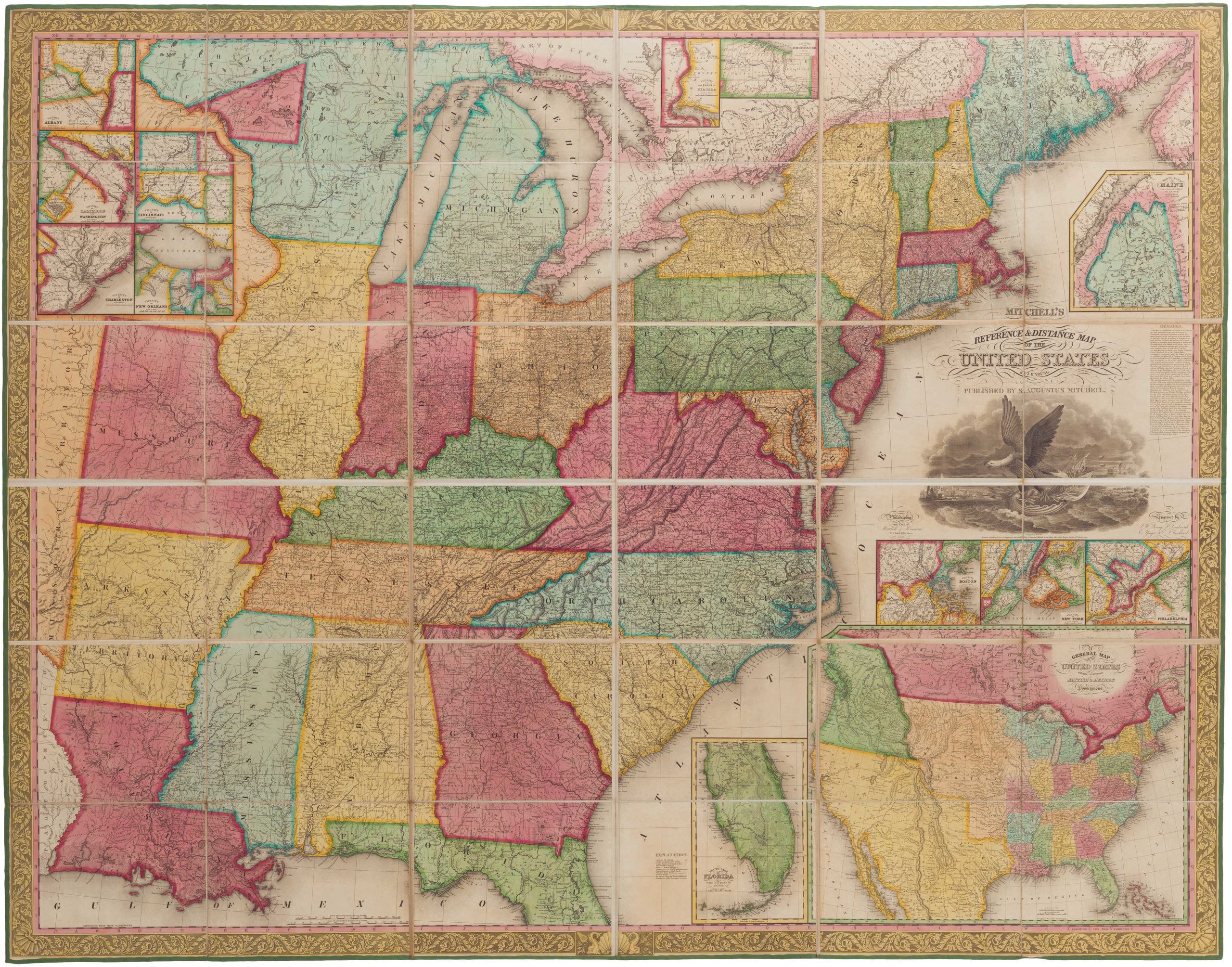 mitchell-s-reference-and-distance-map-of-the-united-states-by-j-h