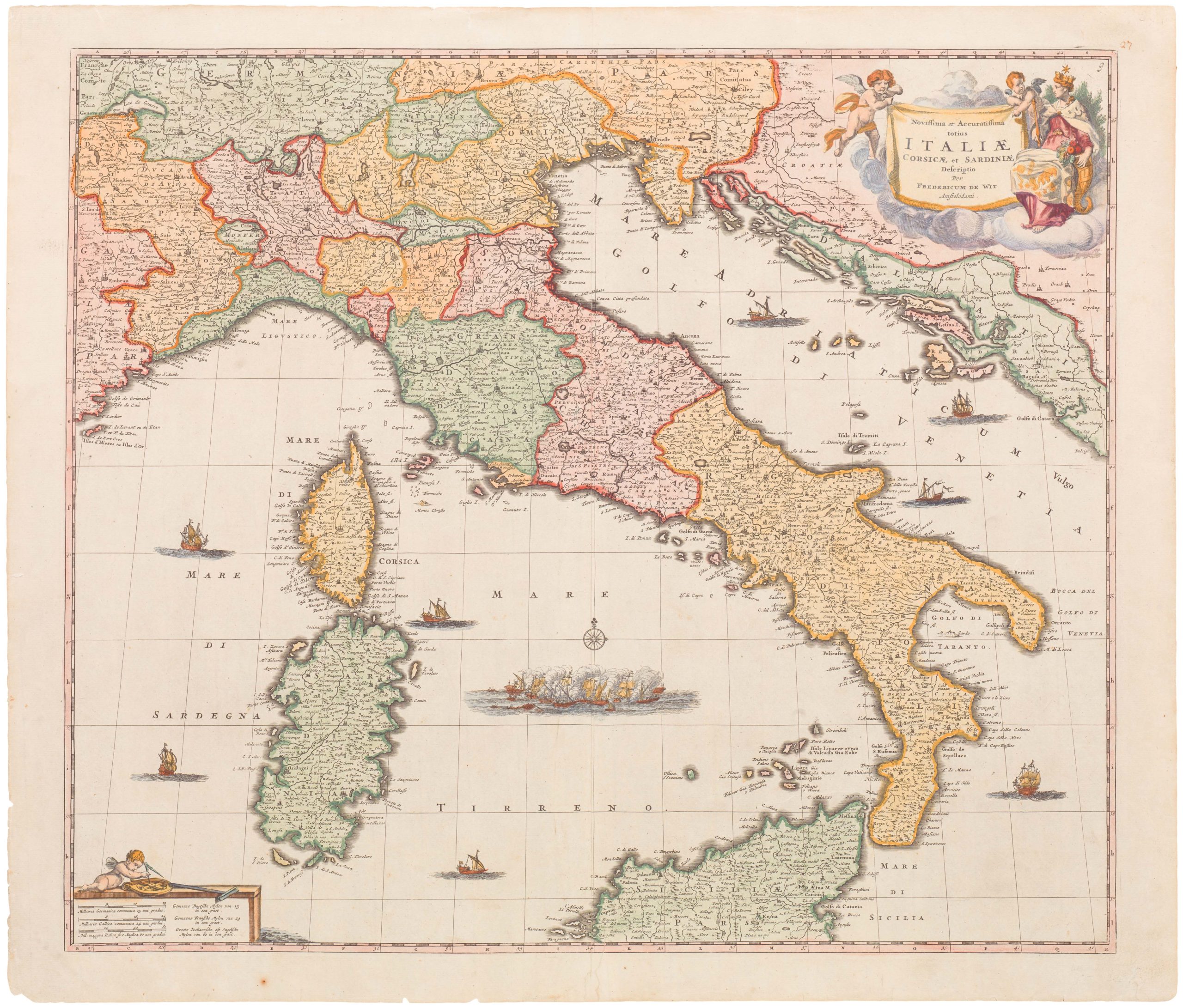 Novissima et Accuratissima totius Italiae Corsicae et Sardiniae Descriptio