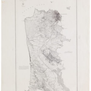 San Francisco Peninsula. U.S. Coast Survey. Benjamin Peirce, Superintendent. 1869. Price $1.50. Verified J.E. Hilgard. Assist Coast Survey. In Charge of Office.