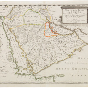 Carte des Trois Arabies. Tiree en Partie de l’Arabe de Nubie, en Partie de Divers autres Autheurs…