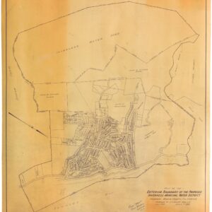 Map of the Exterior Boundary of the Proposed Inverness-Municipal Water District, Inverness, Marin County, California