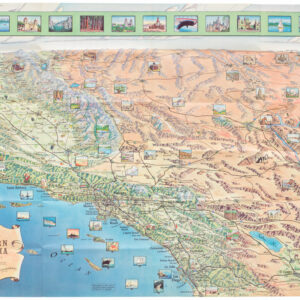 A pictorial map of Southern California and adjacent areas