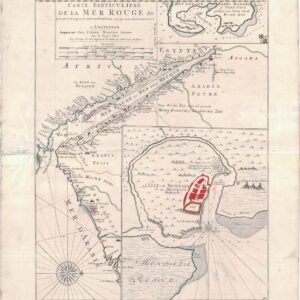 Carte Particulere de la Mer Rouge & c. Levee par Ordre des Roys de Portugal