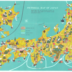 Pictorial map of Japan