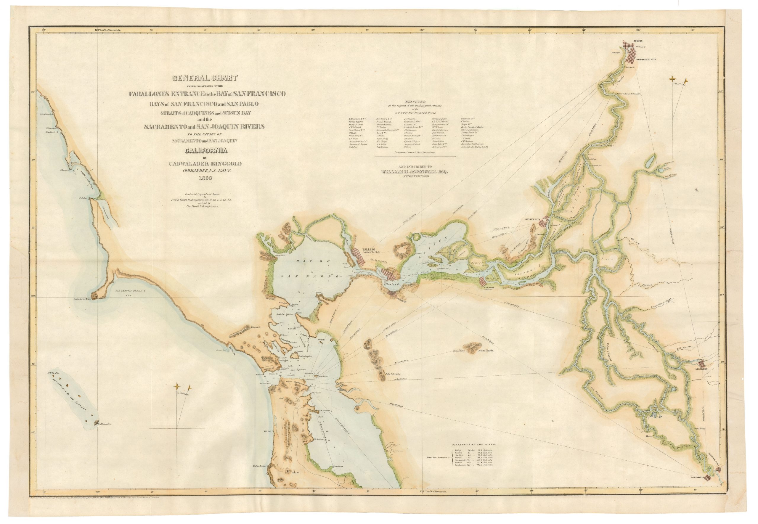 General Chart Embracing Surveys of the Farallones Entrance to the Bay ...