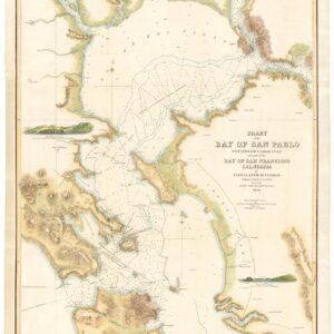 Chart of the Bay of San Pablo Straits of Carquines and part of the Bay of San Francisco California