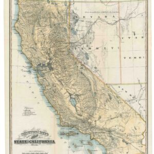 Britton and Rey’s Reduced Map of the State of California