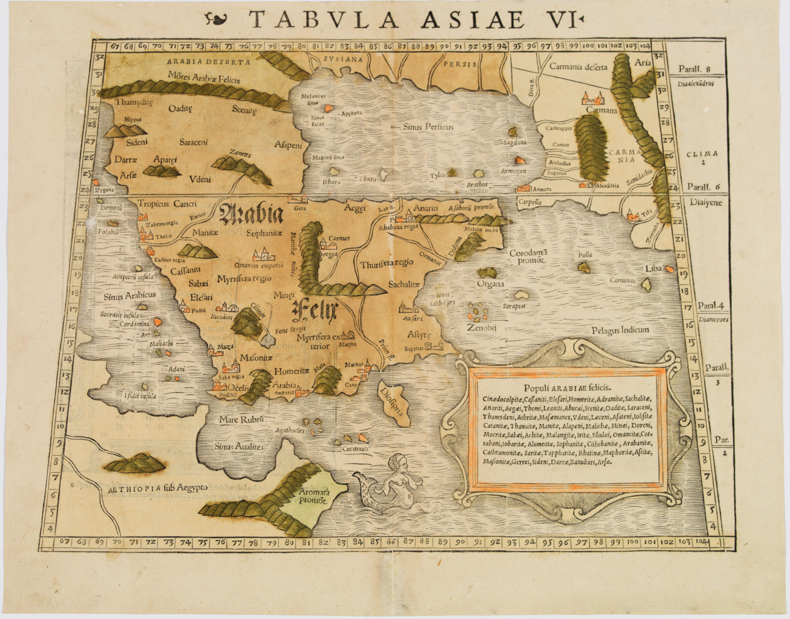 Tabula Asiae VI. [Arabia Felix]