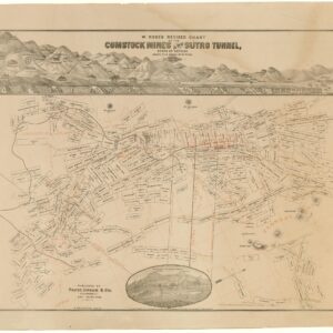 W. Rose’s Revised Chart of the Comstock Mines and Sutro Tunnel, State of Nevada