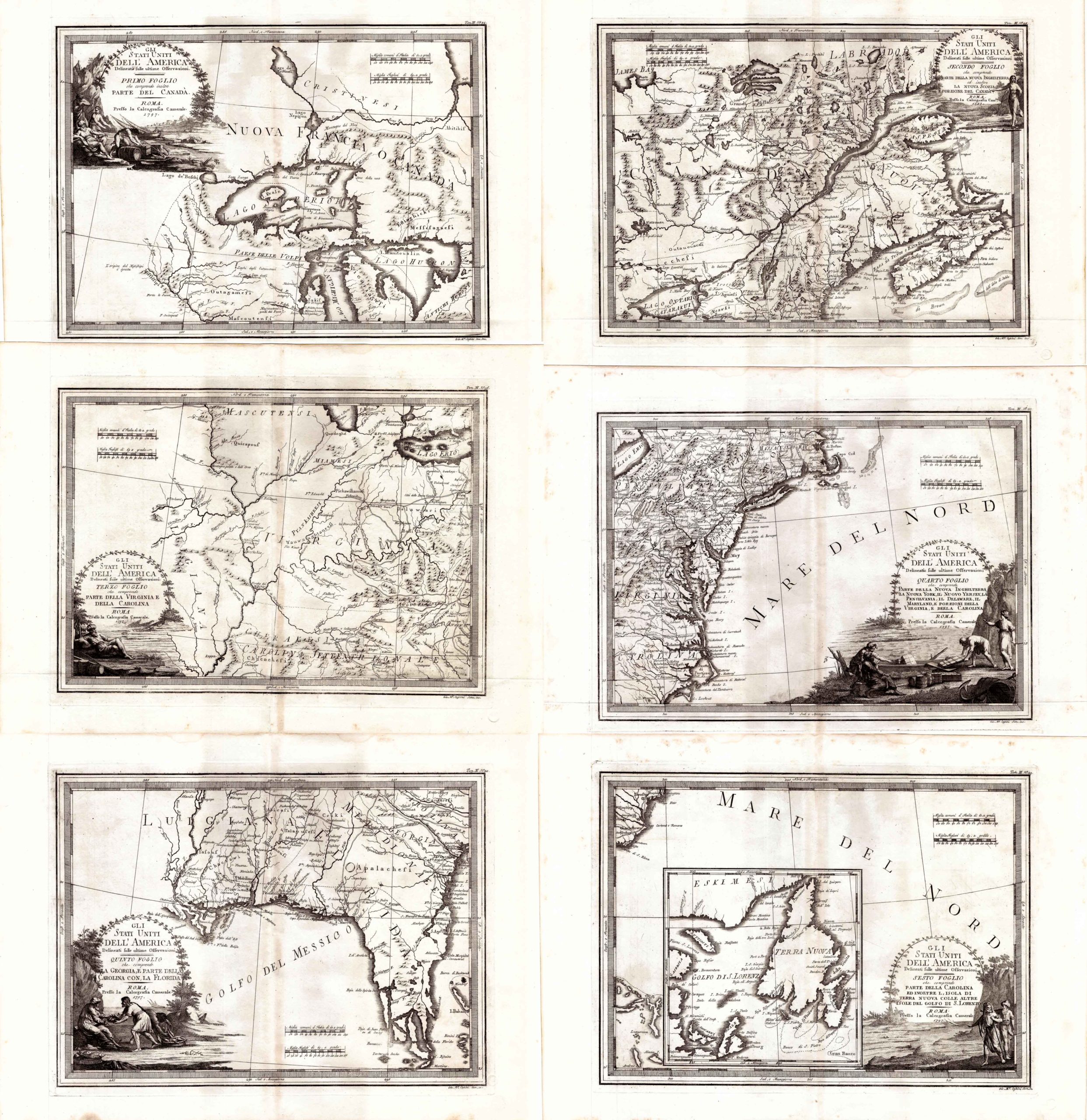 Gli Stati Uniti dell'America Delineati sulle ultime Osservazioni...