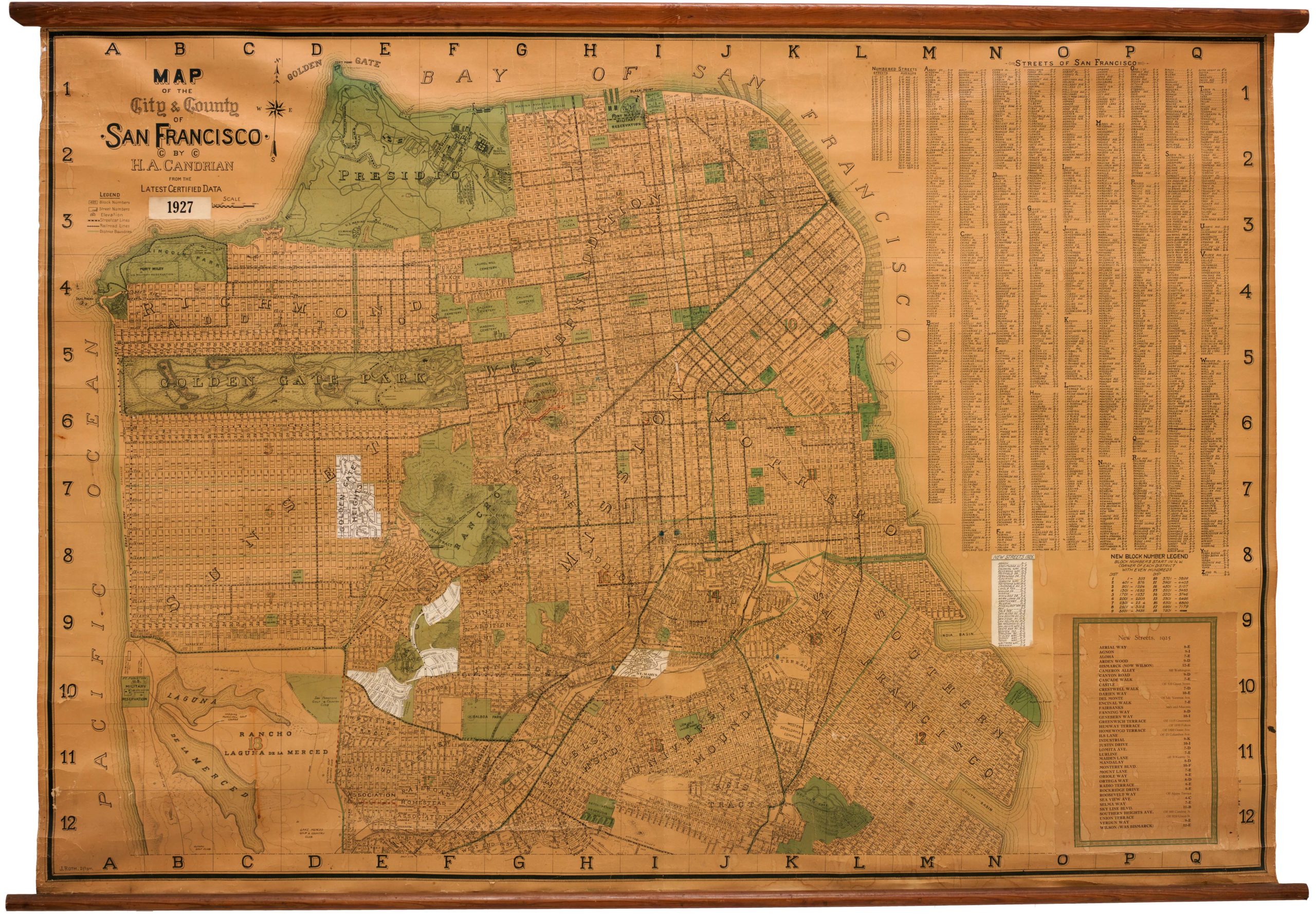 Map of the City & County of San Francisco