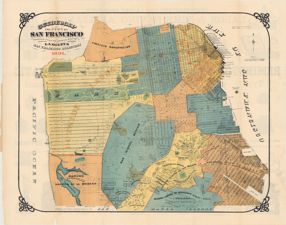 Guide Map of the City of San Francisco Compiled from the Official Surveys &c.