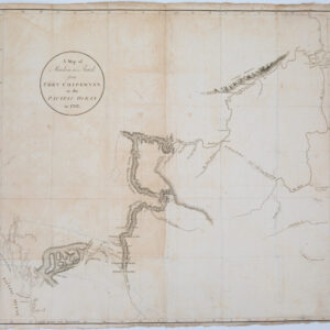 A Map of Mackenzie’s Track from Fort Chipewyan to the Pacific Ocean in 1793
