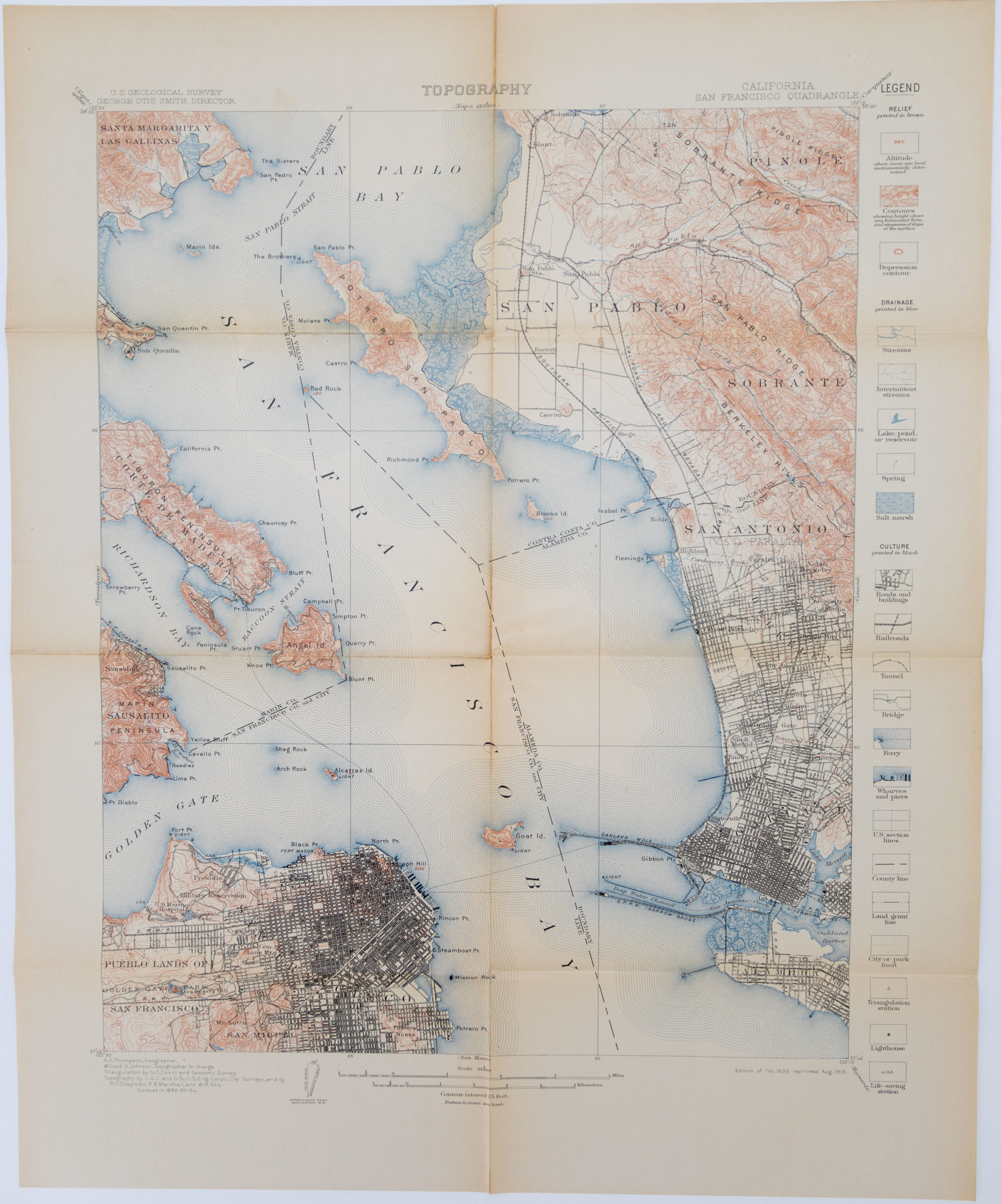 San Francisco Quadrangle (Topography)