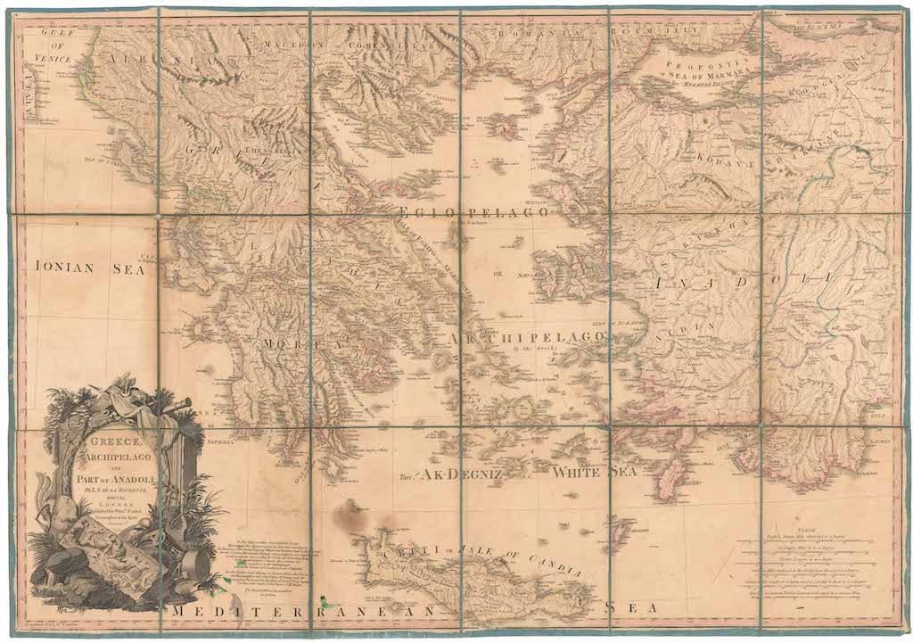 Greece Archipelago and part of Anadoli. By L.S. de la Rochette. MDCCXC ...