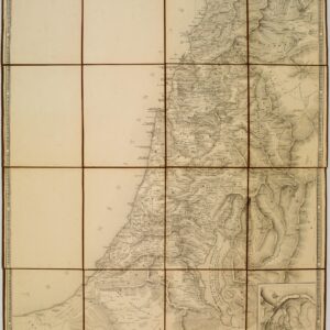 [proof state] Carte topographique de la Palestine / Dressée d’après la carte topographique levée par le savant Jacotin…