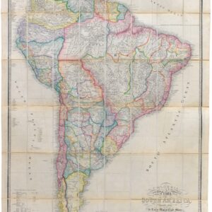 Colombia Prima or South America Drawn from the Large Map in Eight Sheets by Louis Stanislas D’Arcy Delarochette