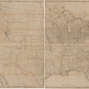 Colton’s Intermediate Railroad Map of the United States.