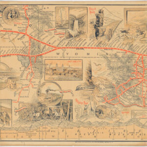 Skeleton Map of the Union Pacific Railway