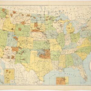 Map Showing Indian Reservations Within the Limits of the United States, Compiled Under the Direction of Hon. D.M. Browning. Commissioner of Indian Affairs, 1893