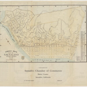 Thomas Bros. Map of Sausalito, Marin County, Calif.