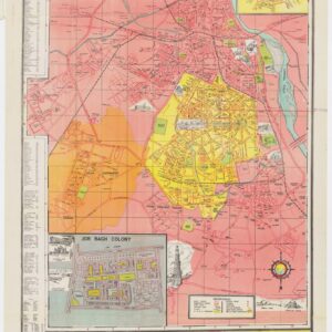 Latest Pictorial Road Map of Delhi & New Delhi with the Boundary of N.D.M.C and CANTT. Showing existing petrol pump, cinema, newly set up colonies and gen information.