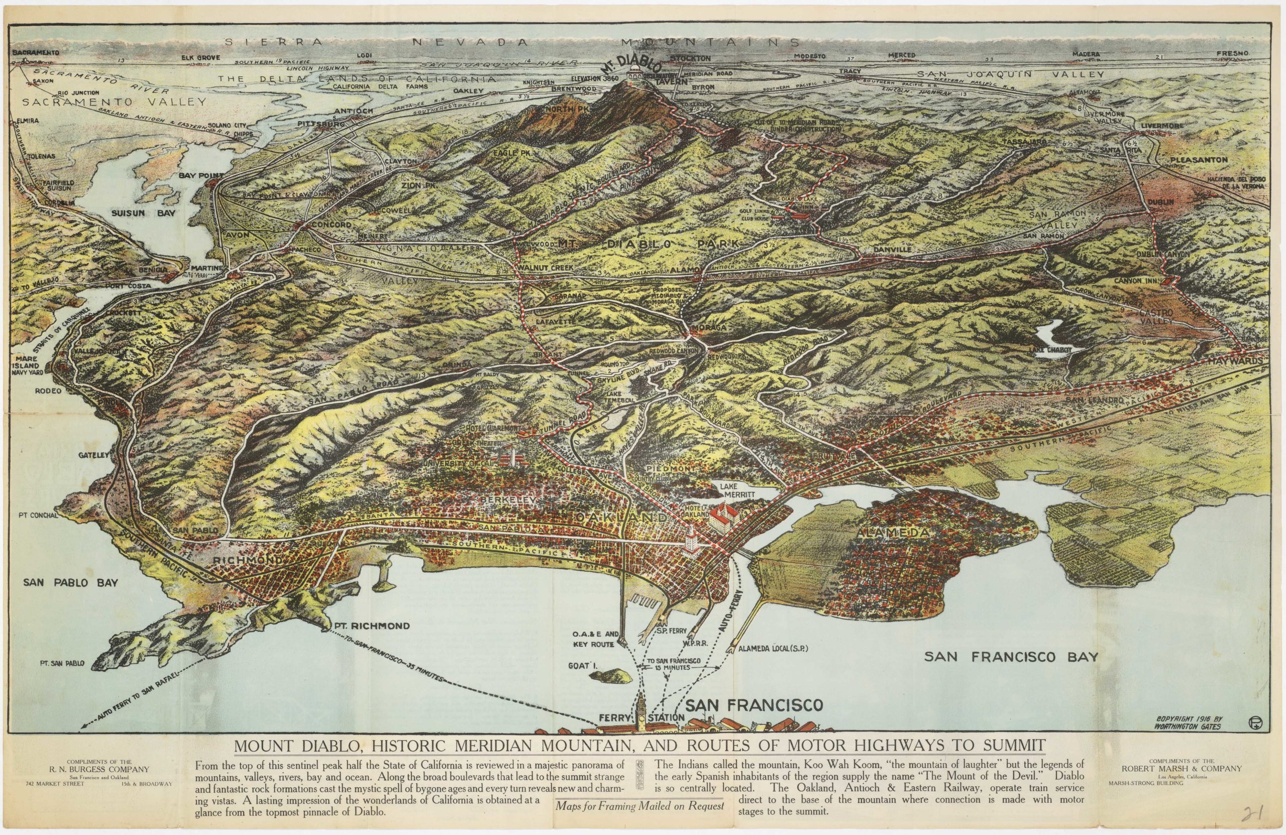 Mount Diablo State Park Map at Tiffany Kane blog