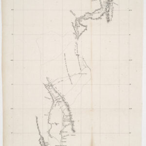 Sketch of the Route of Capt. Warner’s Exploring Party in the Sacramento Valley and Sierra Nevada. During the Months of August, September, and October, 1849