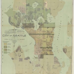 Map showing Territorial Growth of the City of Seattle to accompany the Annual Report of the City Engineer.