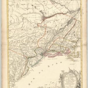 Carte du Théatre de la Guerre actuel entre les Anglais et les Trieze Colonies Unies de l’Amerique Septentrionale dressée par J. B. Eliot Ingénieurs des Etats Unis 1778.