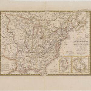 Carte Générale des États-Unis, des Haut et Bas-Canada, de la Nouvelle Ecosse, du Nouveau Brunswick, de Terre-Neuve, etc.