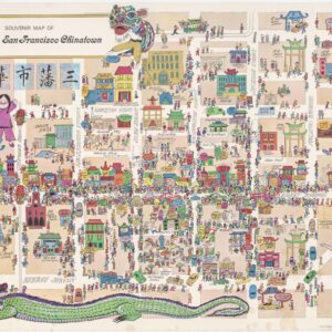 Souvenir Map of San Francisco Chinatown
