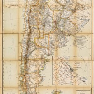 Nuevo Mapa de la República Argentina Publicado por Ángel Estrada y Cía.