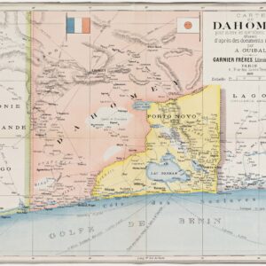 Carte du Dahomey pour suivre les opérations militaires…