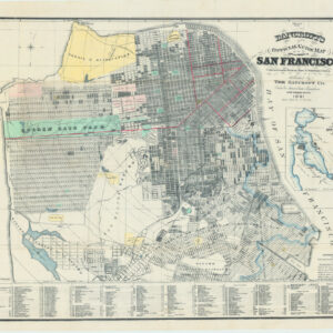 Bancroft’s Official Guide Map of the City and County of San Francisco, Compiled from Official Maps in Surveyor’s Office