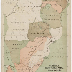 The “Graphic” Map of South-Central Africa Shewing the British and German Possessions