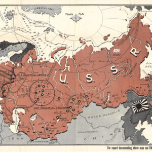 [Untitled map of the Soviet Union]