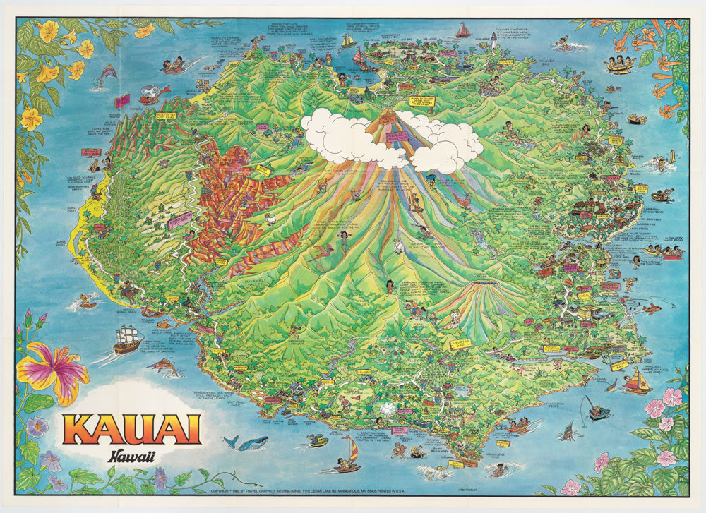 map hawaiian islands kauai        <h3 class=