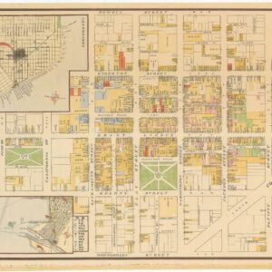 Meiguo Sanfan Shi hua qiao qu : xiang xi tu. / Map of San Francisco Chinatown.
