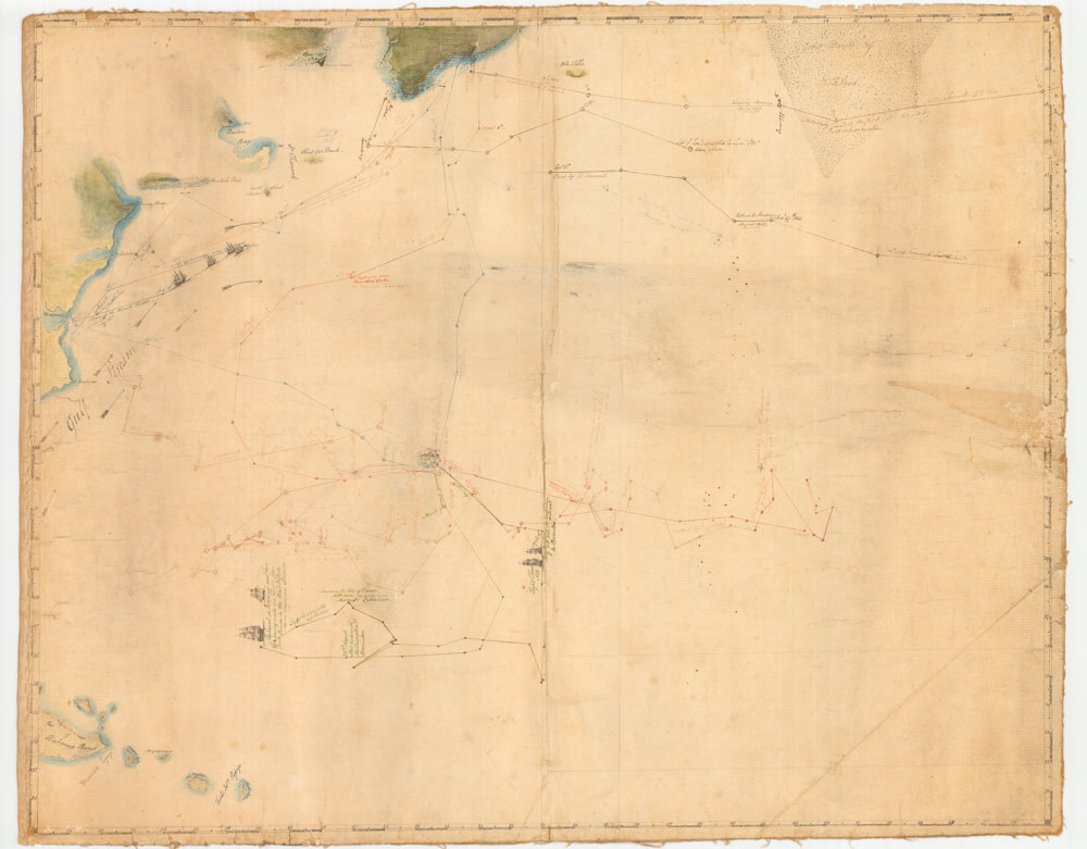 Manuscript Chart of the Western Atlantic and Eastern American Seaboard