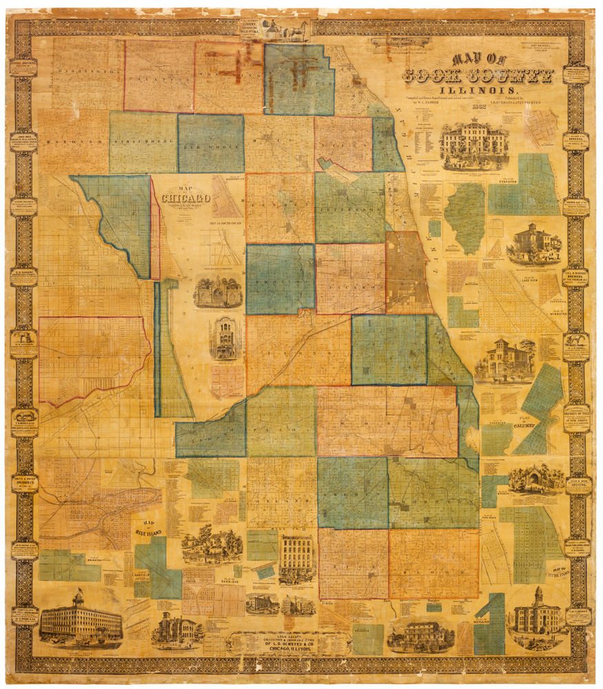 Map Of Cook County Illinois 5191