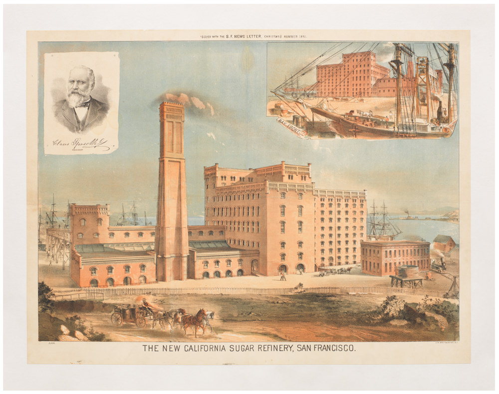 The New California Sugar Refinery, San Francisco.