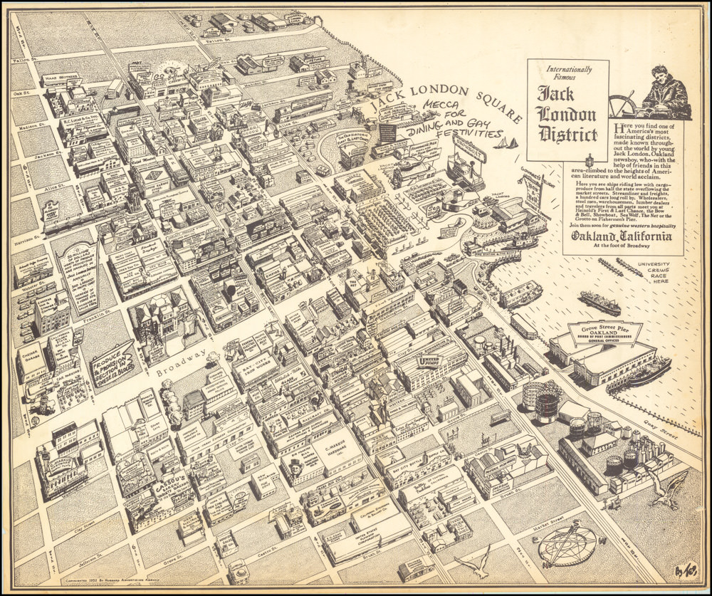 Internationally Famous Jack London District...Oakland, California.