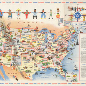 [1958 Brussels World’s Fair] The United States The Land of the People / Les Etats-Unis Le Pays et ses Habitants / De Verenigde Staten hed Land en het Volk